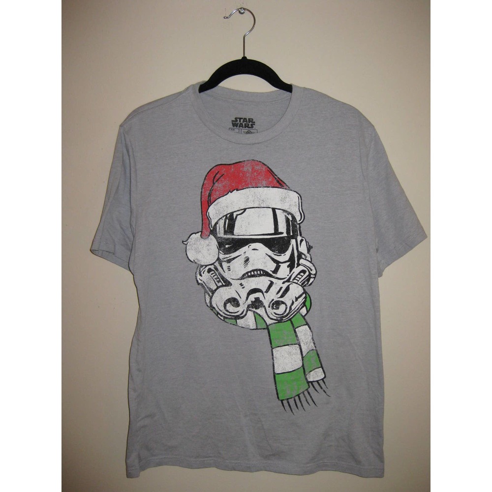 Star Wars Santa Stormtrooper Mad Engine T-Shirt Size Large